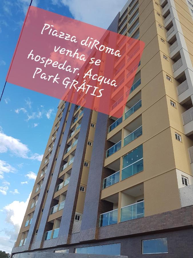 Piazza Acesso Ao Acqua Park Diroma Caldas Novas Apartment Екстериор снимка